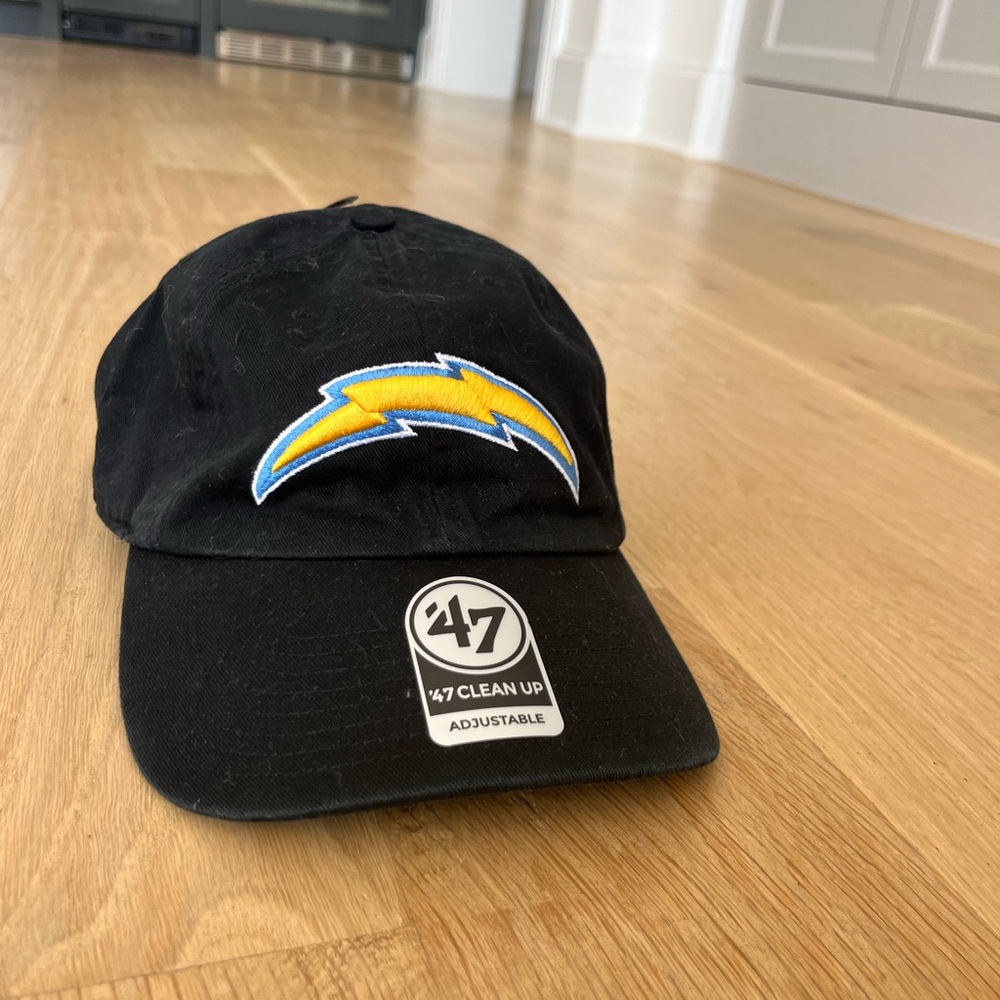 Completely new black chargers hat